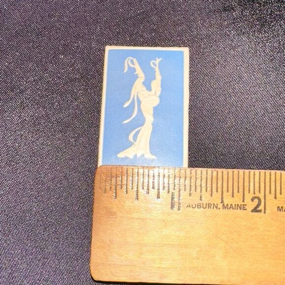 Vintage RARE Blue and White Grecian Match box from Bantam Match Corp. as new - Picture 2 of 10